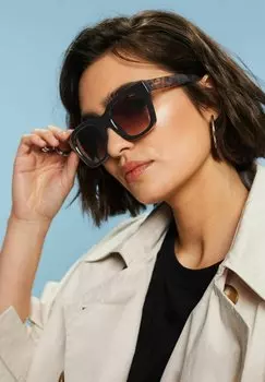 Солнцезащитные очки ECKIGE MIT VERLAUFSGLSERN Esprit, цвет black