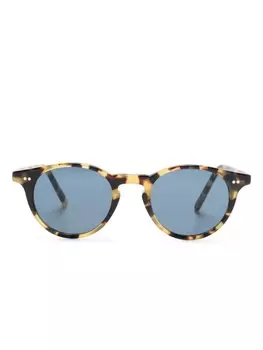 Солнцезащитные очки Efesto3 в круглой оправе Epos, коричневый