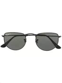 Солнцезащитные очки Elon в круглой оправе Ray-Ban, черный