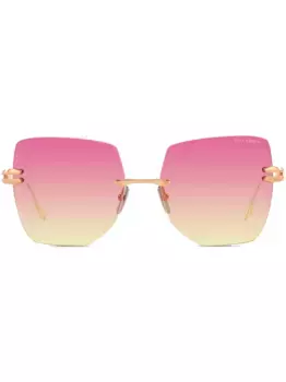 Солнцезащитные очки Embra с эффектом градиента Dita Eyewear, золотой