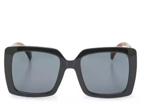 Солнцезащитные очки Emilie Oversize Square Sunglasses Kelly & Katie, черный