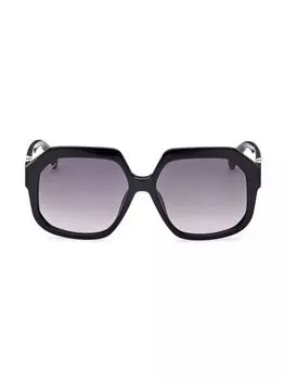 Солнцезащитные очки Emme 57MM с геометрическим рисунком Max Mara