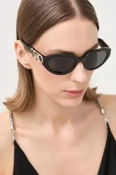 Солнцезащитные очки EMPIRE OVAL Michael Kors, черный