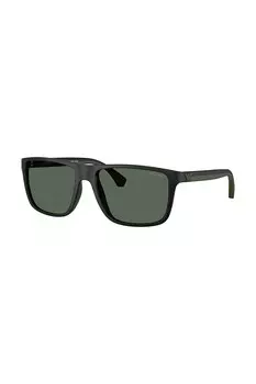 Солнцезащитные очки Emporio Armani, черный