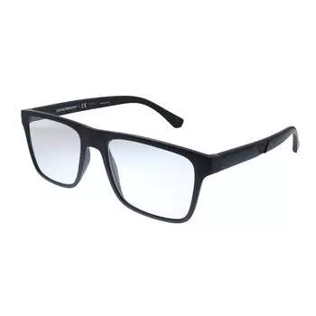 Солнцезащитные очки Emporio Armani EA 4115 58011W 54 мм, унисекс, прямоугольные, цвет matte black