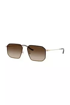 Солнцезащитные очки Emporio Armani, коричневый