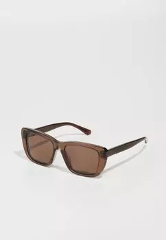 Солнцезащитные очки Emporio Armani, коричневый