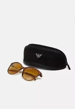 Солнцезащитные очки Emporio Armani, светло-коричневый