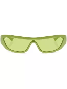 Солнцезащитные очки Emy Bio-Based в прямоугольной оправе Ray-Ban, зеленый