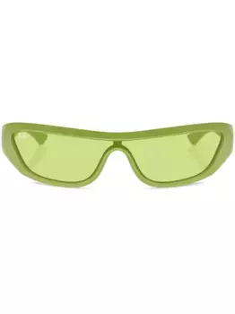 Солнцезащитные очки Emy Bio-Based в прямоугольной оправе Ray-Ban, зеленый