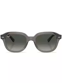 Солнцезащитные очки Erik в круглой оправе Ray-Ban, серый