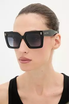 Солнцезащитные очки Etro, черный