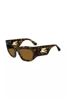 Солнцезащитные очки Etro, коричневый