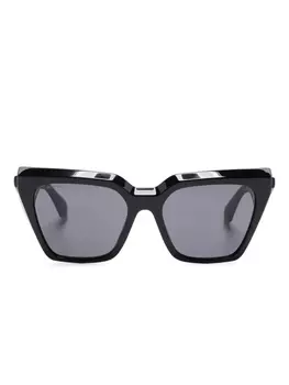 Солнцезащитные очки ETRO в геометрической оправе, черный