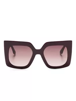 Солнцезащитные очки ETRO в квадратной оправе, коричневый