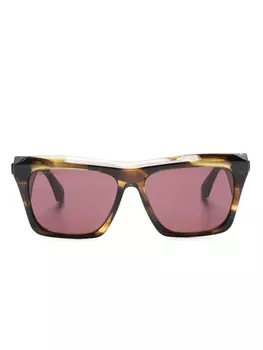 Солнцезащитные очки ETRO в квадратной оправе, зеленый