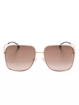 Солнцезащитные очки ETRO в квадратной оправе, золотой