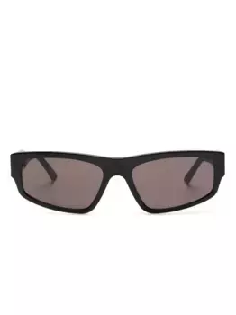 Солнцезащитные очки Everyday в D-образной оправе Balenciaga Eyewear, черный