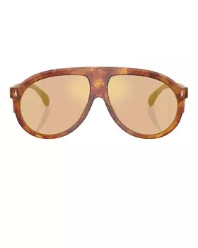 Солнцезащитные очки фаит Moncler, цвет Brown Tortoise