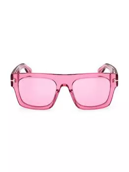 Солнцезащитные очки Fausto 53MM с геометрическим рисунком Tom Ford