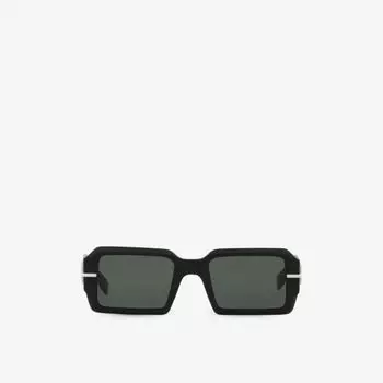 Солнцезащитные очки Fe40073U Fendigraphy в прямоугольной оправе из ацетата Fendi, черный
