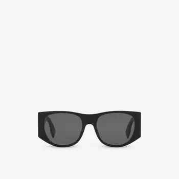 Солнцезащитные очки Fe40109I в квадратной оправе из ацетата с багетом Fendi, черный