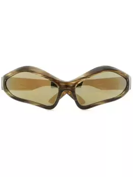 Солнцезащитные очки Fennec Balenciaga Eyewear, коричневый