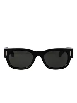 Солнцезащитные очки Ferragamo Eyewear в прямоугольной оправе, черный