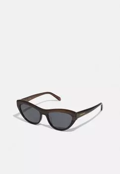 Солнцезащитные очки FERRAGAMO, коричневый