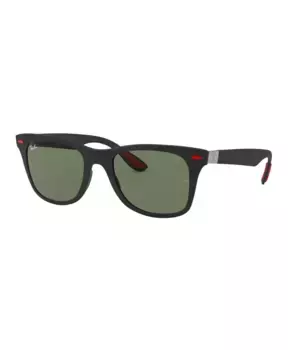 Солнцезащитные очки Ferrari Wayfarer liteforce Ray-Ban, черный