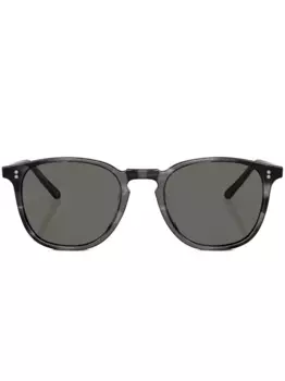 Солнцезащитные очки Finley 1993 в круглой оправе Oliver Peoples, синий