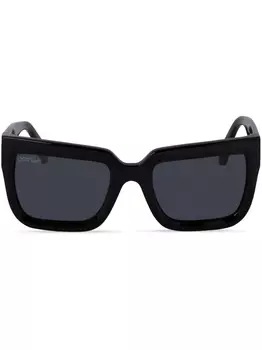 Солнцезащитные очки Firenze в массивной квадратной оправе Off-White, черный