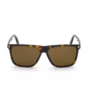 Солнцезащитные очки Fletcher Tom Ford, коричневый