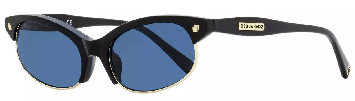 Солнцезащитные очки Freddy женские Dsquared2 DQ0368 01V черные/золотые 51 мм