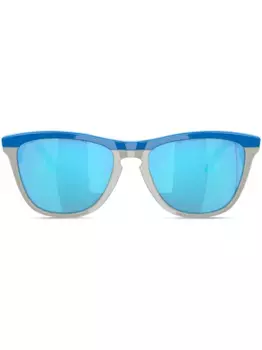 Солнцезащитные очки Frogskins Hybrid в квадратной оправе Oakley, синий