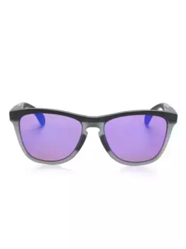 Солнцезащитные очки Frogskins в квадратной оправе Oakley, черный