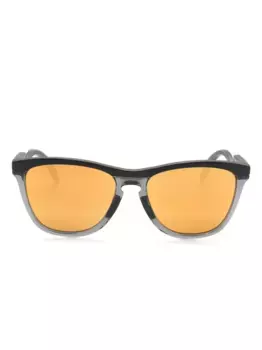 Солнцезащитные очки Frogskins в квадратной оправе Oakley, черный