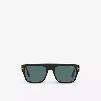 Солнцезащитные очки ft0907 dunning в квадратной оправе из ацетата ацетата Tom Ford, черный