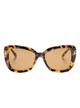 Солнцезащитные очки FT1008 TOM FORD Eyewear, коричневый