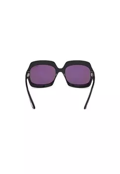 Солнцезащитные очки Ft1155 Ren Tom Ford, глянцевые черно-дымчато-серые