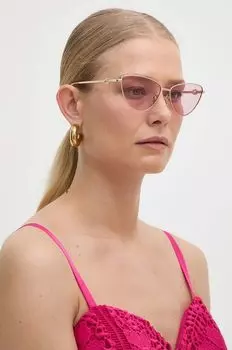 Солнцезащитные очки Furla, роза