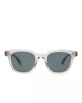 Солнцезащитные очки Garrett Leight Broadway Sun, цвет Crystal & Blue Smoke
