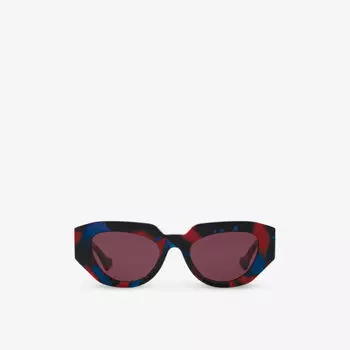 Солнцезащитные очки Gc002107 в прямоугольной оправе из ацетата Gucci, мультиколор