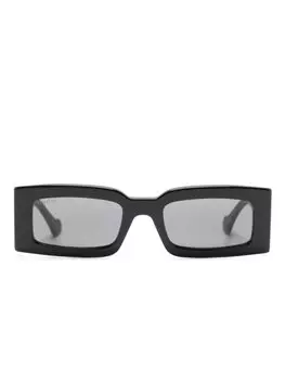 Солнцезащитные очки Gene GG в прямоугольной оправе Gucci Eyewear, черный
