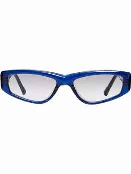 Солнцезащитные очки Gentle Monster Duru BLC3 в овальной оправе, серый