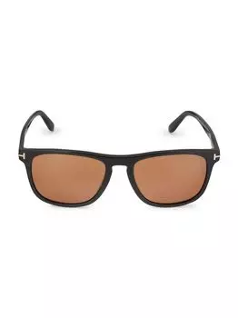 Солнцезащитные очки Gerard-02 в квадратной оправе из ацетата Tom Ford, черный