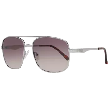 Солнцезащитные очки gf0211 10f коричневые с градиентом Guess, серебряный