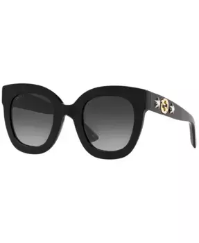 Солнцезащитные очки, GG0208S Gucci, черный