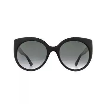 Солнцезащитные очки gg0325s 001 серые с градиентом Gucci, черный