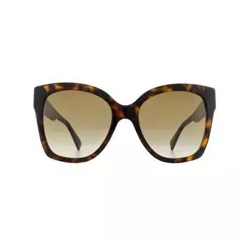 Солнцезащитные очки gg0459s 002 Гавана градиент Gucci, коричневый
